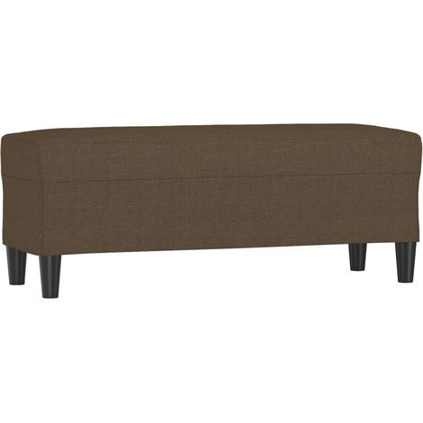 Banc d'entrée - Banc intérieur Marron 100x35x41 cm Tissu fr9368 - Maison La Vie (1/5)