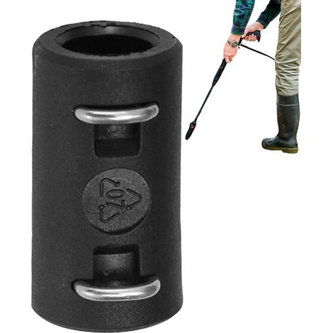 Adaptateur de tuyau de lavage à pression, raccord de joint de tuyau, extension de tuyau d'eau, raccord rapide compact, idéal pour les terrasses, le jardin et l'extérieur