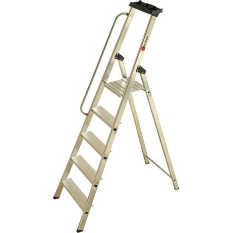 Escalux - Escabeau Aluminium 5 marches - ESCANORM PLUS