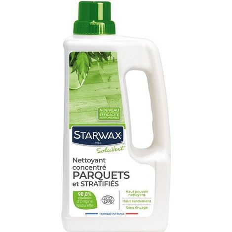 Starwax-Soluvert Nettoyant Parquets et Sols Incolore 1L (1/3)