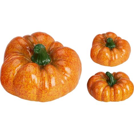 Zucca Halloween 12 x 9 cm modello assortito PERAGA CHRISTMAS