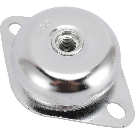 Patin anti-vibrations pour groupe électrogène diesel, capacité de charge maximale de 200 kg, en acier inoxydable et caoutchouc, boulon M14. (1/5)