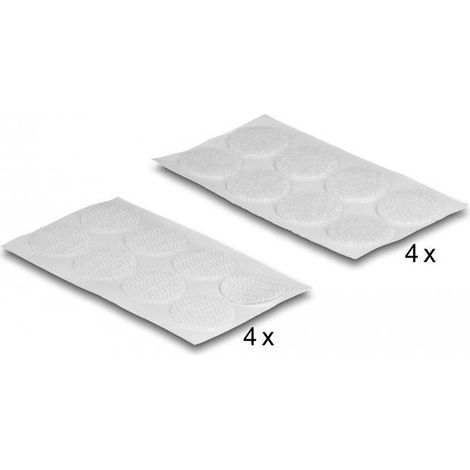 Ruban adhésif delock hook-and-loop dots autocollant 64 pièces