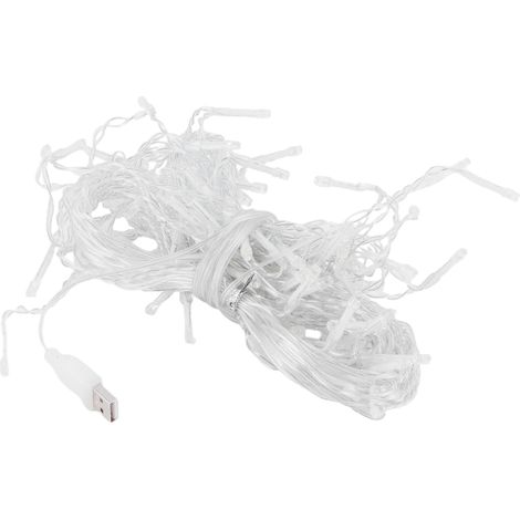 96 LED Lichterkette, USB-betrieben, warmweiß, für Feste, Partys und Dekoration (1/5)