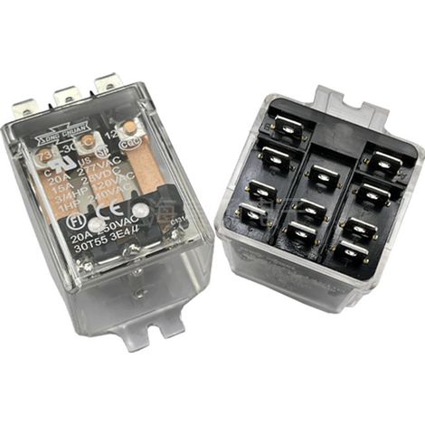 Matsukawa 735-3C-C1 12V DC 20A high-power intermediate relay, 11 pins, three groups, new and original