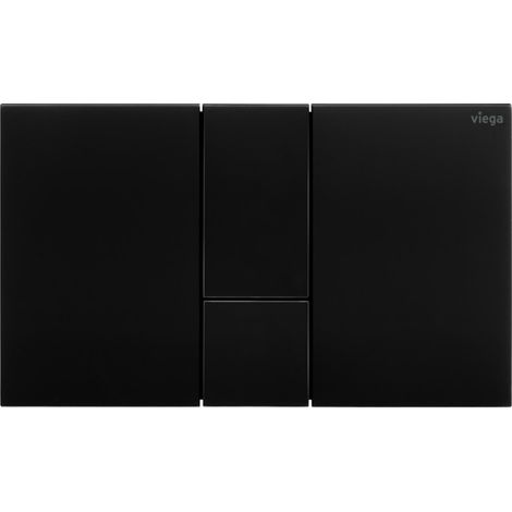 Plaque de commande de WC Visign pour Style 24 8614.1, en plastique noir profond