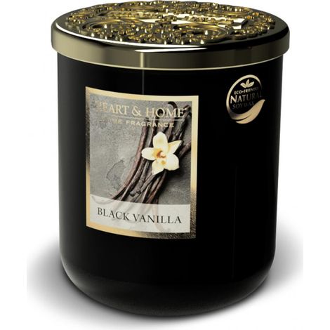 Grande bougie heart and home Vanille noire (1/2)