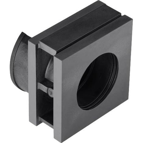 HellermannTyton VP-L27-28Ins-sgl-PL-BK Embase simple sans halogène TPE noir 1 pc(s) R943932