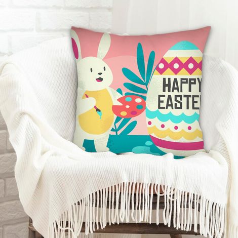 Housse de coussin pour canapé solide pour Noël, anniversaire, la Fête des Pères, la Fête des Mères (1/5)