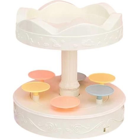 Présentoir rotatif automatique pour desserts, gâteaux et sushis, plateau tournant idéal pour offrir. (1/5)