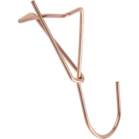 Crochets de jardin pour suspendre les pots de fleurs - crochets en acier inoxydable, finition or rose. Recommandés pour les pots en terre cuite, adaptés aux pots de 10 à 20 cm de diamètre, supportant (1/5)
