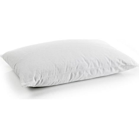 TRADE SHOP - Cuscino Guanciale 50x80cm Anallergico Traspirante Lavabile Poliestere Cotone -