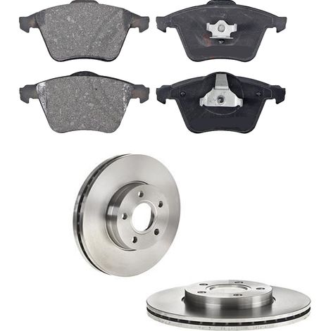 KIT FRENI ANTERIORI compatibile con VOLVO V50 (545) - DISCHI + PASTIGLIE OEM: P 24 057 , P 24 061 / 17586 , 17587 , 17635 , 18273 , 18580 /SOSTITUZIONE DIRETTA/BASSA POLVERE/SILENZIOSO (1/5)