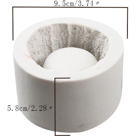 Pot de fleurs en Silicone, 1 pièce, Pot de fleurs, Vase de ciment, moule, savon fait à la main, outil artisanal, décoration de jardin (1/5)