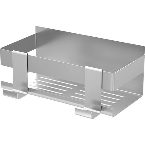 Wall-mounted soap dish without drilling, made of SUS304 stainless steel – rust-resistant holder for shower gel and shampoo (1/5)