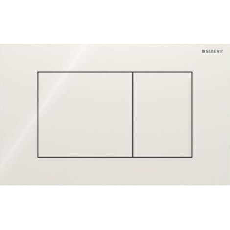 Geberit Sigma 40 Square Plaque de commande 115629JL1 Square , gris sable, pour double chasse, ronde