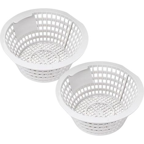 2 pièces Panier de skimmer de piscine,Pièces de rechange ,Piscine encastrable,Pièces de rechange,Panier filtrant,Panier à tamis (1/5)