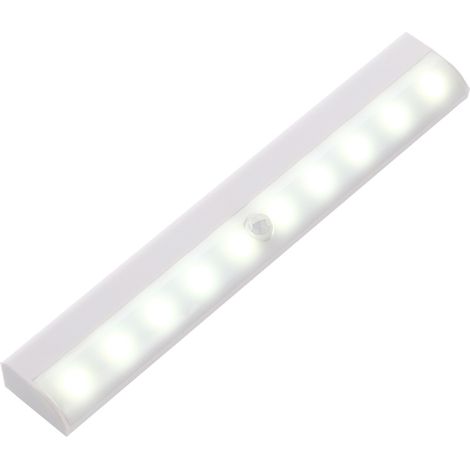Luz LED para debajo de armarios con sensor de movimiento, magnética inalámbrica de 120°, 2W 3000K/6500K (1/5)