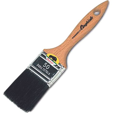PENNELLESSA SETOLA NERA SERIE 543- - mm.60 - 12 pezzi CINGHIALE