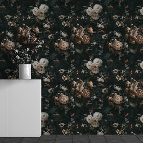 Papier peint panoramique - Motif Fleurs - 130 cm x 81 cm (1/3)