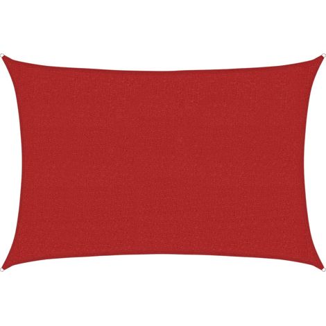 FIMEI Voile d'ombrage 160 g/m² Rouge 2,5x4 m PEHD (1/5)