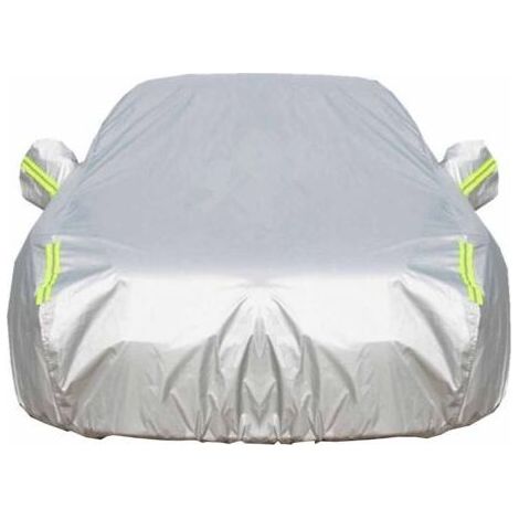 Housse de voiture extérieure 190t housse de protection imperméable à l'eau, compartiment ouvert, doublure en coton respirant, protection UV berline, poussière de neige 4.51.751.5 (1/5)