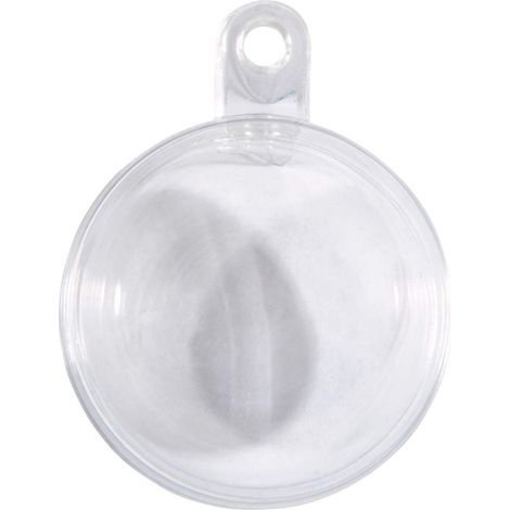Rayher 39466800 - Palline di plastica divisibili, Diametro 7 cm, Set da 6 Pezzi, Sfere in plastica da riempire, Trasparenti in Acrilico con Occhiello per appenderla, Sfere Decorative Trasparenti, 2 (1/3)