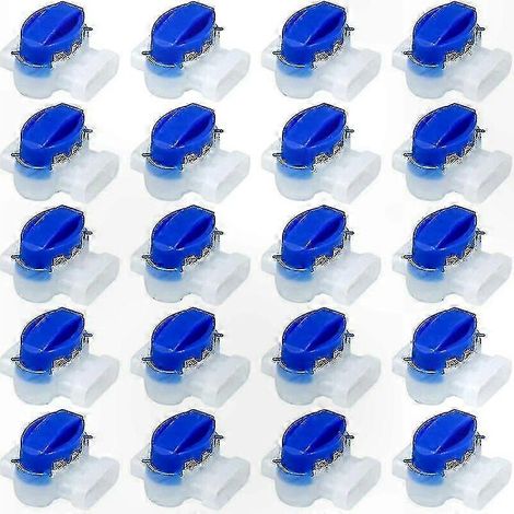 Connecteur de câble étanche à 3 fils, accessoires de borne pour tondeuses robotisées et équipements de tonte automatiques (20 pièces par paquet) (1/5)