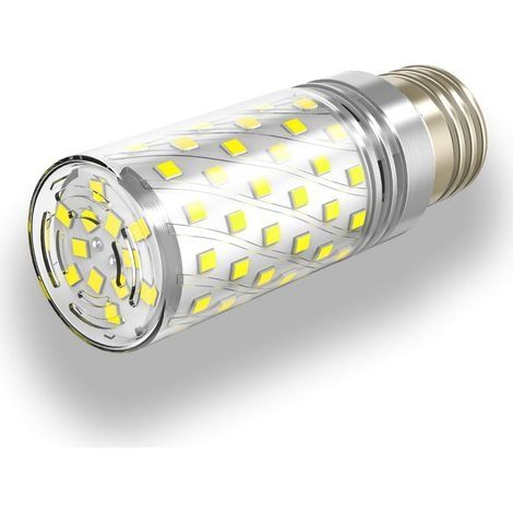 E27 LED-Lampen, Kaltweiß, 12 W, 6000 K, 1400 lm, entspricht einer 100-W-Halogenlampe, E27-LED-Lampe mit Kerzenfassung, nicht dimmbar, 4er-Pack (1/3)