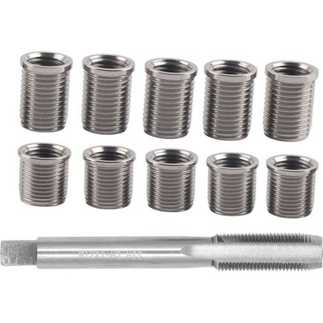 Kit de Réparation Filetage Bougie Allumage Boulon M10x1.0 M12x1.0 Accessoires Automobile Robinet (1/4)