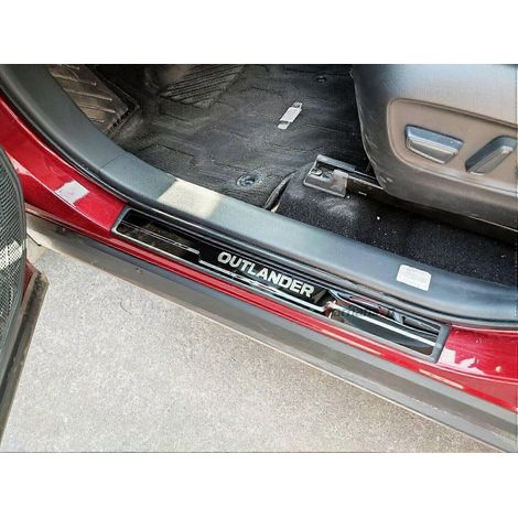 Accessoires automobiles : Plaque de seuil de porte pour Mitsubishi Outlander 2013-2024, protection de seuil de porte ( ) (1/5)
