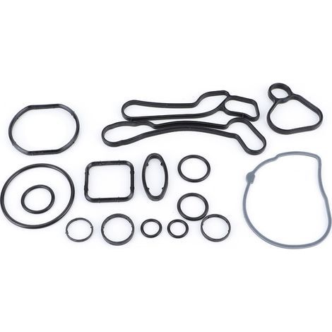 Jeu de Joints de Refroidisseur D'huile Moteur 55355603 Kit de Réparation Matériau en Caoutchouc de Haute qualité Couleur comme sur L'image Compatible avec Astra HJ, Corsa DJ,. (1/5)