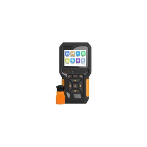 Scanner OBD2 NC601 12V 24V pour voitures et camions – Lecture et effacement codes défaut – Interface 9 broches – Compatible OBDII après 1996