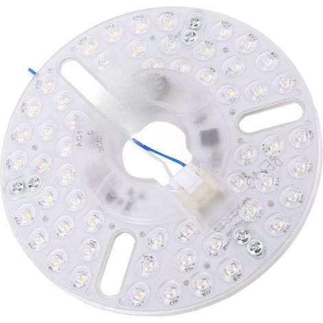 Panneau lumineux LED magnétique de remplacement pour ventilateur de plafond de 5,3 pouces, 24 W, 3 CCT, à intensité variable, avec fonction mémoire. (1/5)