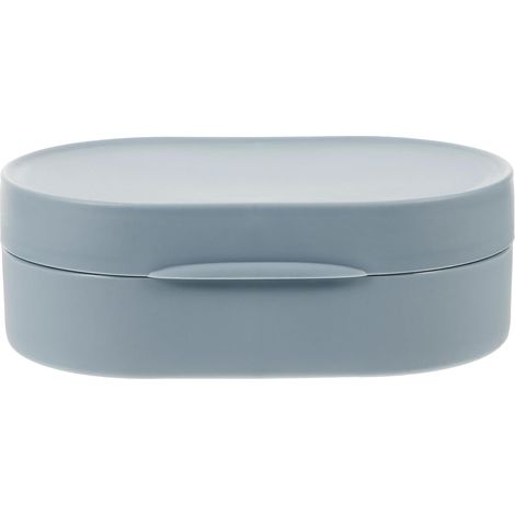 Travel Soap Dish with Lid Easy to Clean Oval Design Suitable