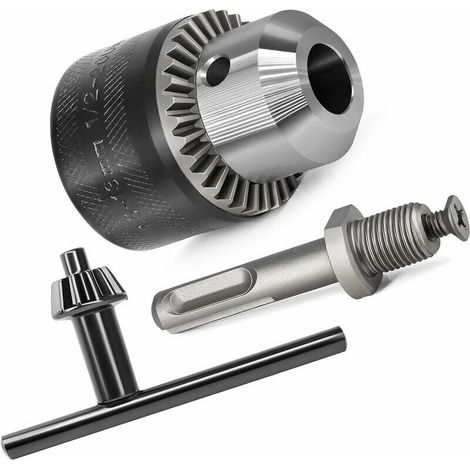 SDS-Plus chuck adapter 1.5-13 mm 1/2-20 UNF with key (1/5)