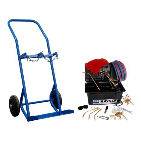 Kit complet AUTOGEN - sans bouteilles de gaz, boîte de montage KE 17/5m - Ensemble / 10 l