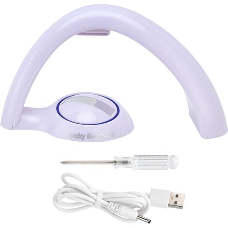 Lampe projecteur arc-en-ciel multicolore USB rechargeable pour chambre à coucher (1/5)