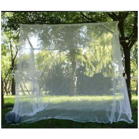 Moustiquaire extérieure XXL - PZCC - 220x200x200 cm - Polyester - Facile à installer - Pour balcons et jardins (1/4)