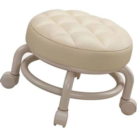 Tabouret roulant - - Modèle bas - Confortable - Rotatif 360° - Capacité 200 kg (1/4)