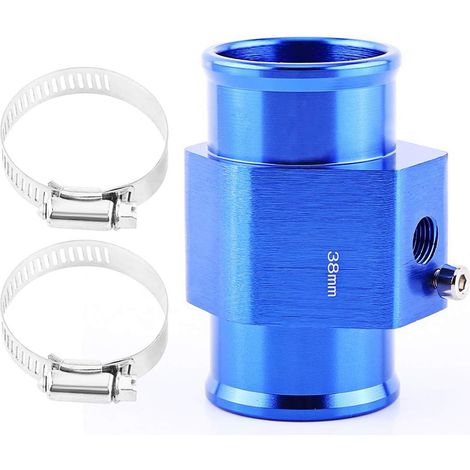 Sonde de température d'eau, tuyau de radiateur, adaptateur de capteur, tube bleu accord 26-40 mm (taille : 38 mm) (1/5)