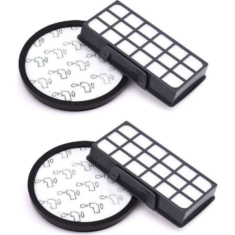 Filtres HEPA pour Rowenta X-Trem Power Cyclonic RO6984EA RO6941EA RO6963EA RO6921EA RO6971EA RO6993EA (Modèle RO69XX) Aspirateurs, Filtre de Rechange Accessoires ZR006001 (Lot de 2) (1/5)