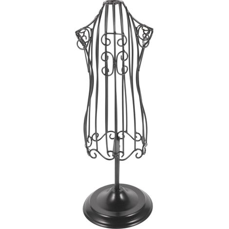 Support De Mannequin en Fer Cintres pour Bébés Cage Furet Mini Porte-Tenue De Poupée Support De Mannequin De Vêtements Bébés Poupées Cintres Bébé Le Fer Enfant De Bébé Bijoux (1/5)