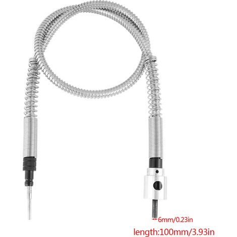 Elektrischer Winkelschleifer mit 6-mm-Bohrfutter und flexibler Metallwelle (1/5)