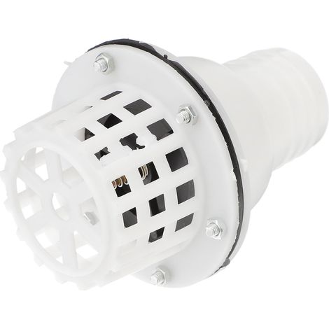 Clapet Anti-retour Inférieur de Pompe 2 Pouces en PVC Blanc (1/5)