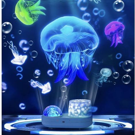 Ozean-Nachtlichtprojektor, Galaxienprojektor für Kinder, Nebel-Sternenprojektor mit USB-Kabel, 360° drehbare Nachtlichtlampe für Kinder – ideal zum Dekorieren von Partys, Geburtstagen und als Geschenk (1/5)