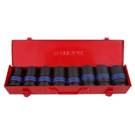 KING TONY ZESTAW NAS.UD.1  8cz. DŁ. 6K.24-41mm 24, 27, 30, 32, 33, 36, 38, 41, KASETA