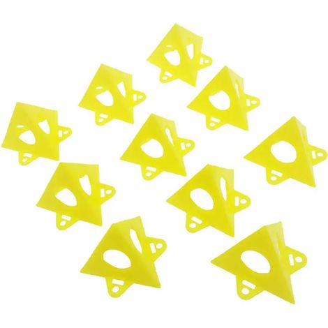 Support triangulaire peinture pour pyramides, 10 pièces, mini support de toile pour travail du bois (1/5)