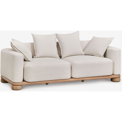 SKLUM Ioanis 2-Sitzer-Sofa aus Akazienholz              Helles Akazienbraun                     