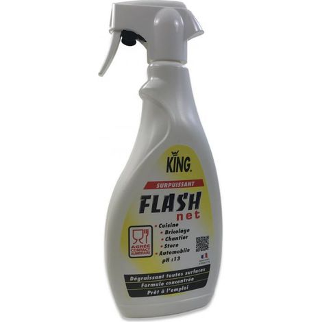 Dégraissant Surpuissant FLASH Net Alimentaire, 5 litres